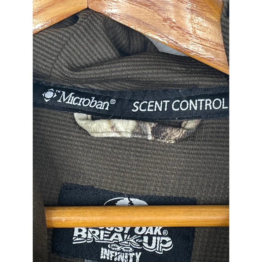 Mossy Oak Break-Up Infinity Camo Jacket Mens XL W/Hood Full Zip Hunting - Picture 3 of 15